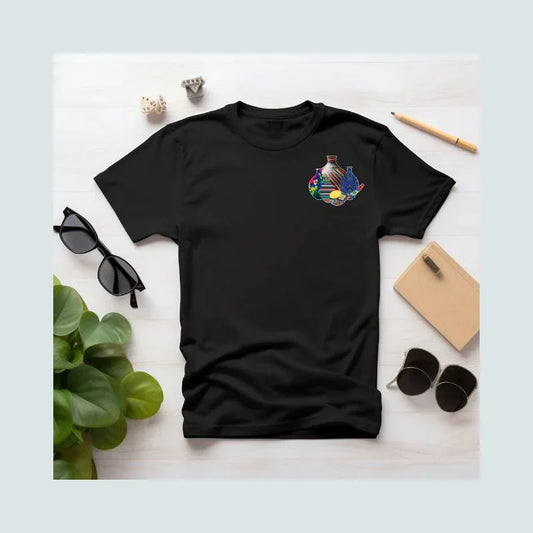 The Calabash-Inspired T-Shirt Collection - Left Chest - Pocket Size - African Pride Collection