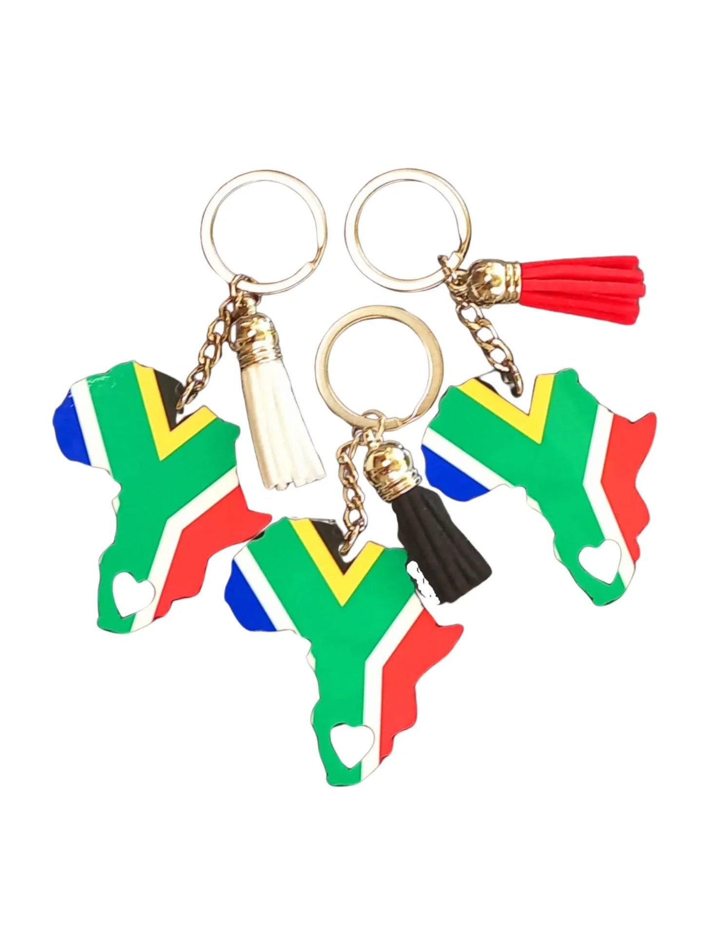 South Africa Flag-inspired Keyring - African Pride Collection