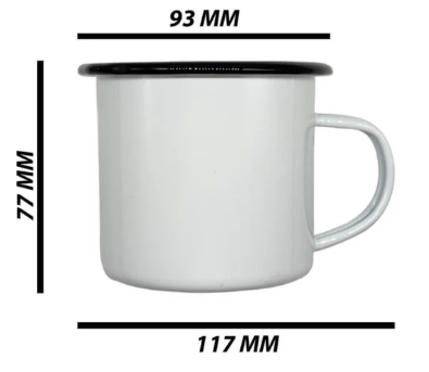 Customizable Vintage Enamel Mugs for Every Occasion