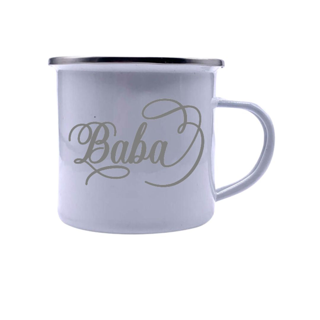 Baba Enamel Mug