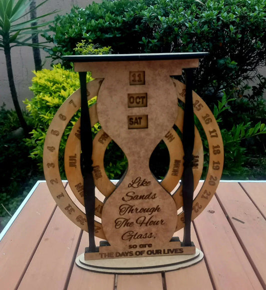 Laser Cut Perpetual Calendars for Stylish Organization