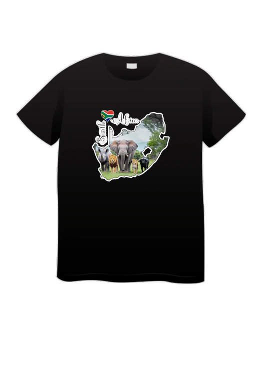 The Big 5 Crew-Neck T-shirt - Without Words - African Pride Collection