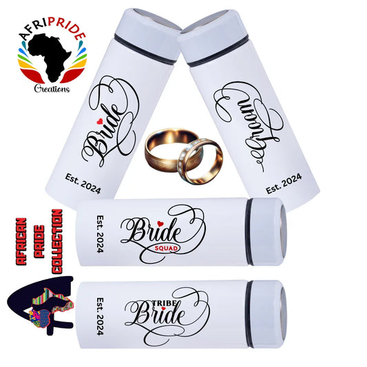 Thermal Mug - Bride & Groom Tribe/Squad - African Pride Collection