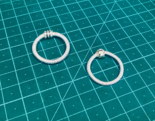 Venda Bangles Inspired Rings - Silver