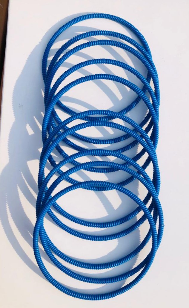Venda Bangles – Multicolour Plastic-Wrapped Bracelets