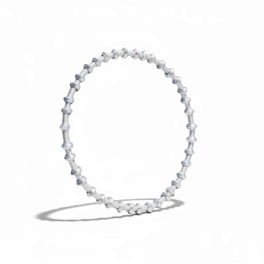 Handcrafted Venda Aluminium Bobble Bangles –African Heritage - African Pride Collection