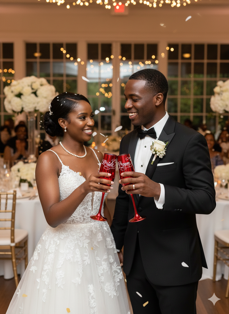 Printed Wine & Champagne Glasses Collection | Elegant Custom Drinkware