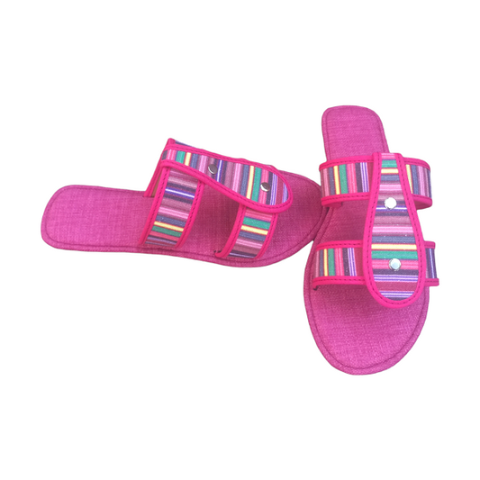 D-Bar Sandals- African Fabric- Inspired