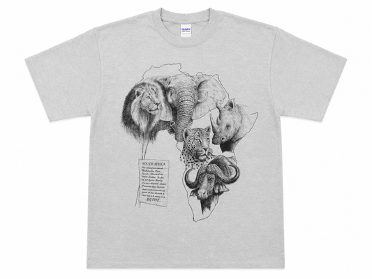 Kids' African wildlife T-shirt Collection - Hand-drawn
