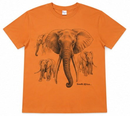 African wildlife T-shirt Collection - Hand-drawn