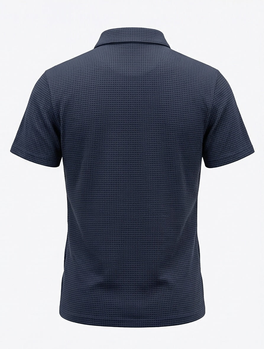 Waffle Texture Golf Shirt – Curated Premium Label | Proto Editions
