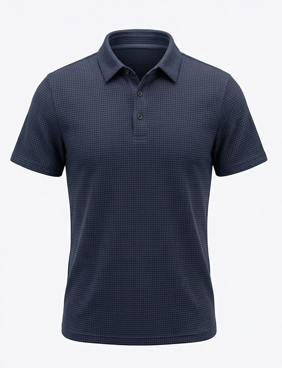 Waffle Texture Golf Shirt – Curated Premium Label | Proto Editions