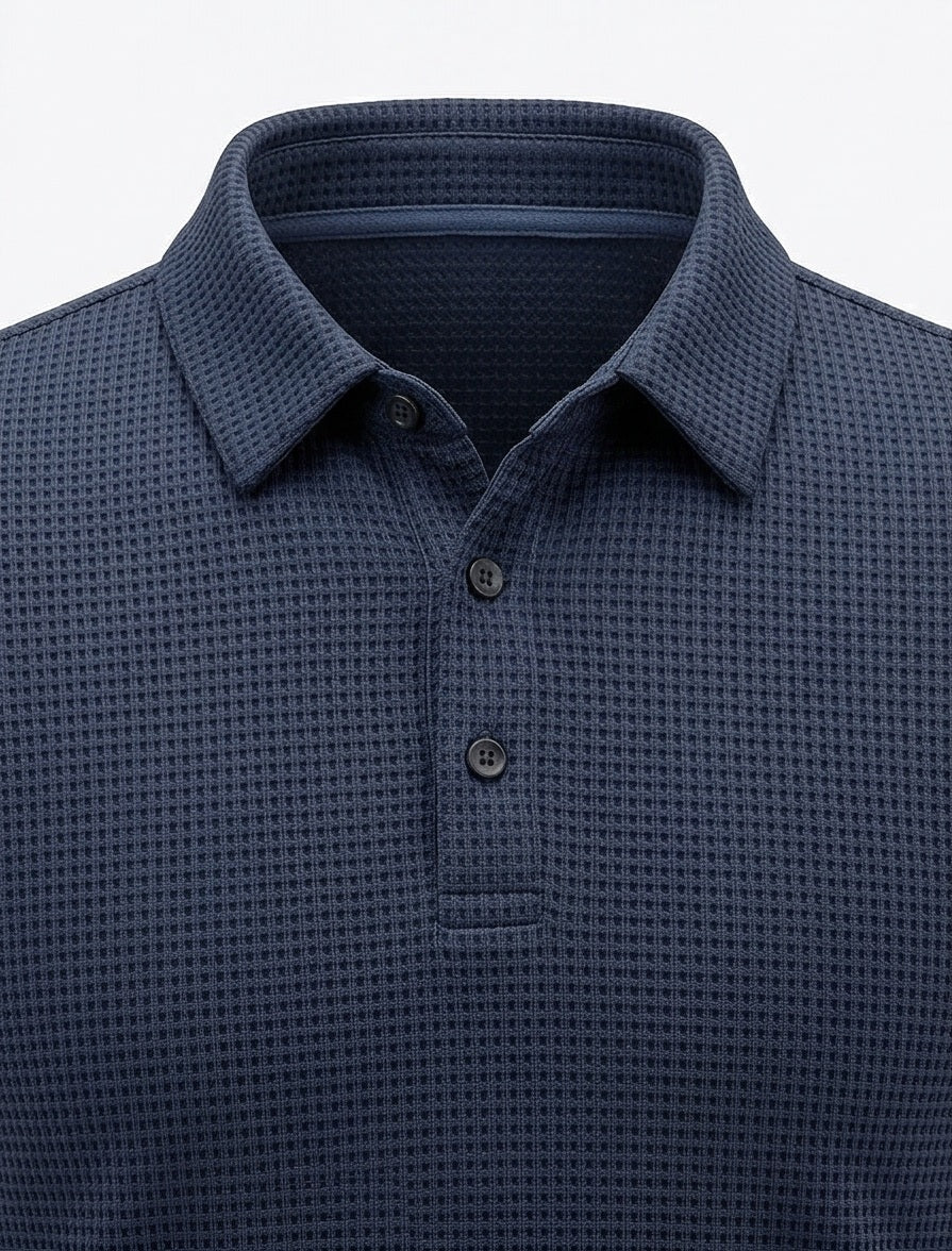 Waffle Texture Golf Shirt – Curated Premium Label | Proto Editions