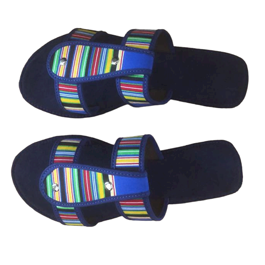 D-Bar Sandals- African Fabric- Inspired