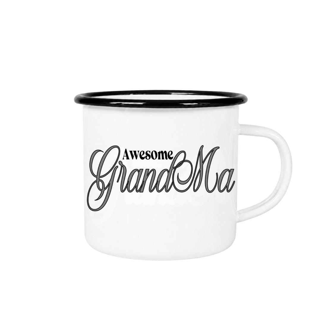 Awesome GrandMa Enamel Mug