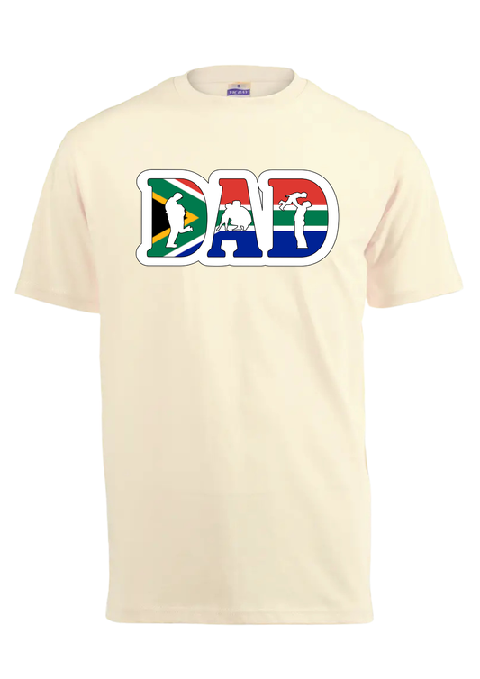 DAD South African Flag T-Shirt | Proudly South African Cotton Tee