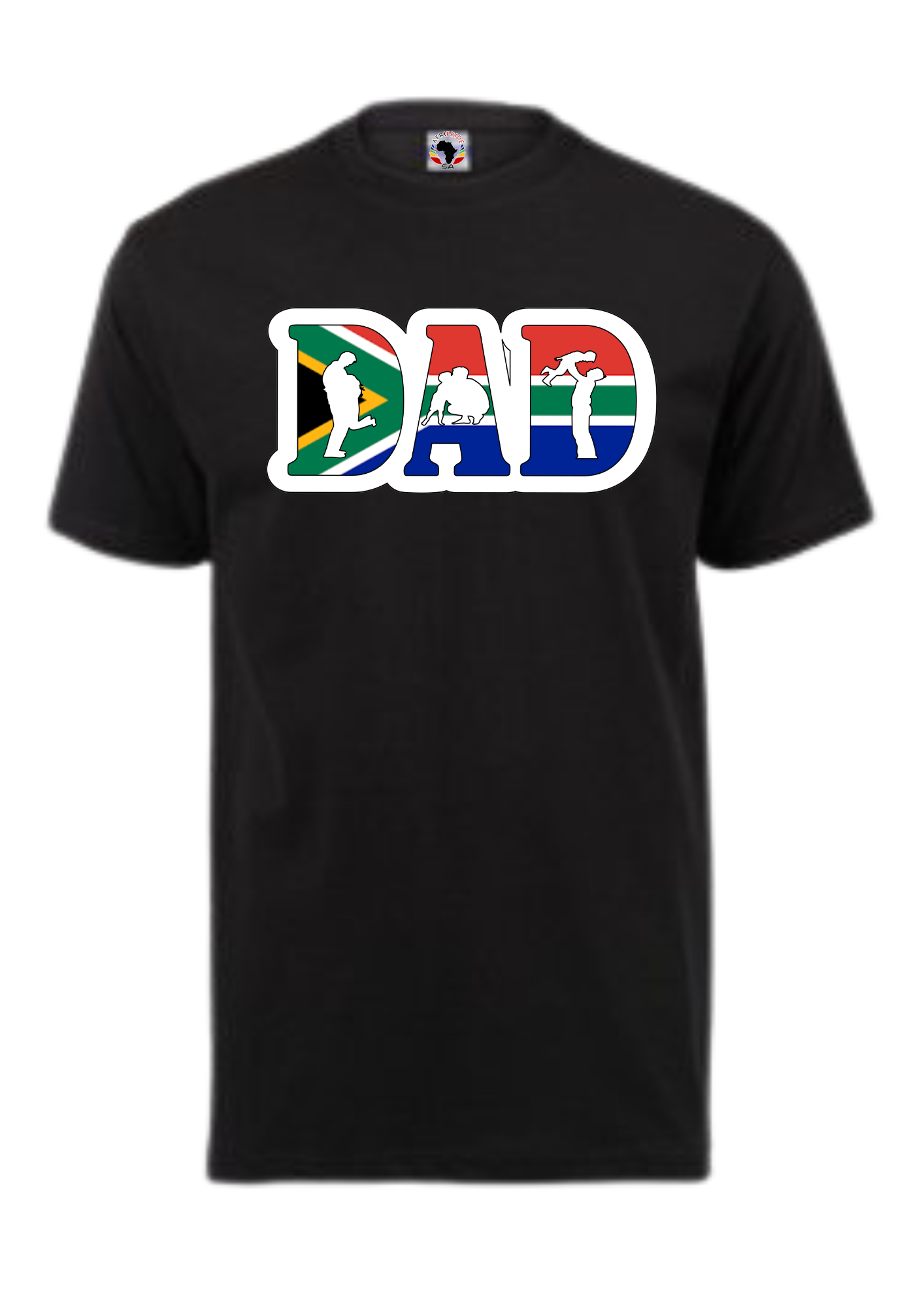 DAD South African Flag T-Shirt | Proudly South African Cotton Tee