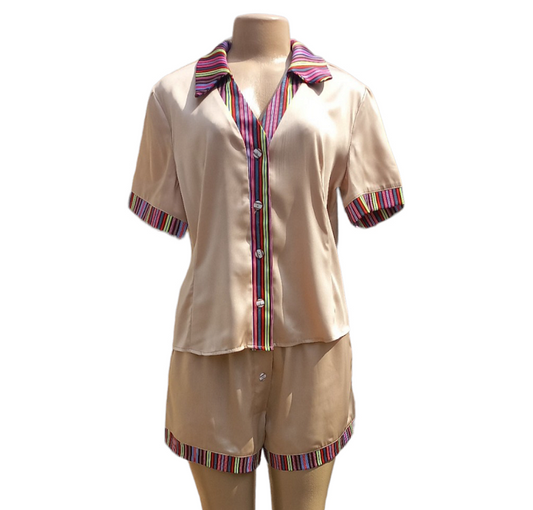 Mukololo Sleepwear Set - Gold