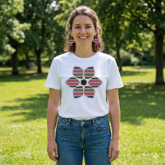 Sleeveless Heritage Flower T-Shirt - Unisex