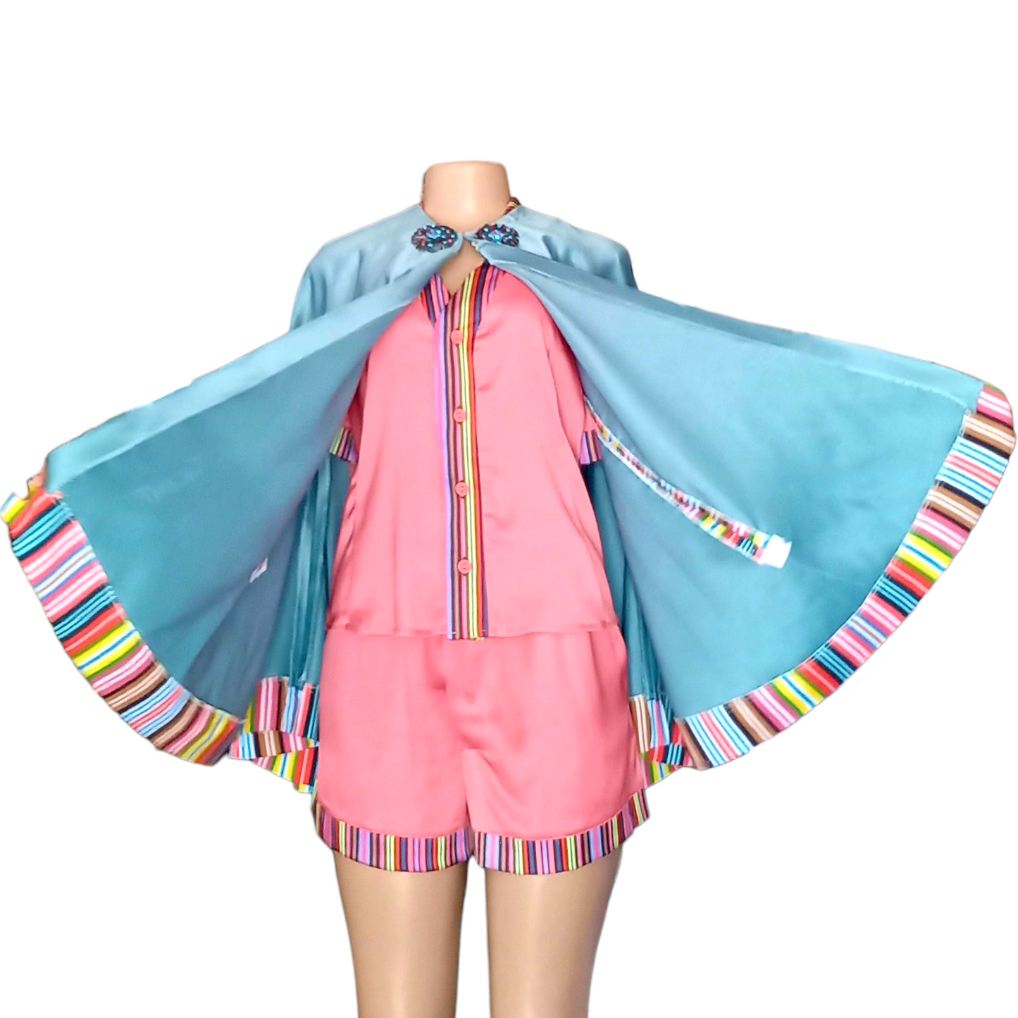 Mashudu Poncho Opened Front