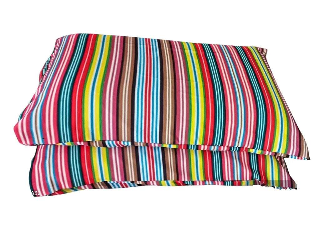 Striped Satin Pillowcases - African Pride Collection