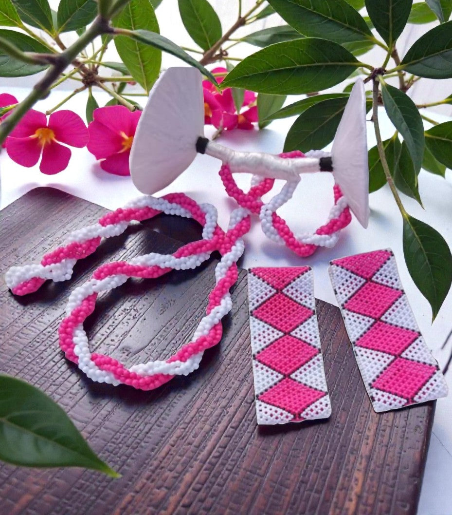 Venda Traditional Necklaces & Headbands (Satellites) - Various Colours