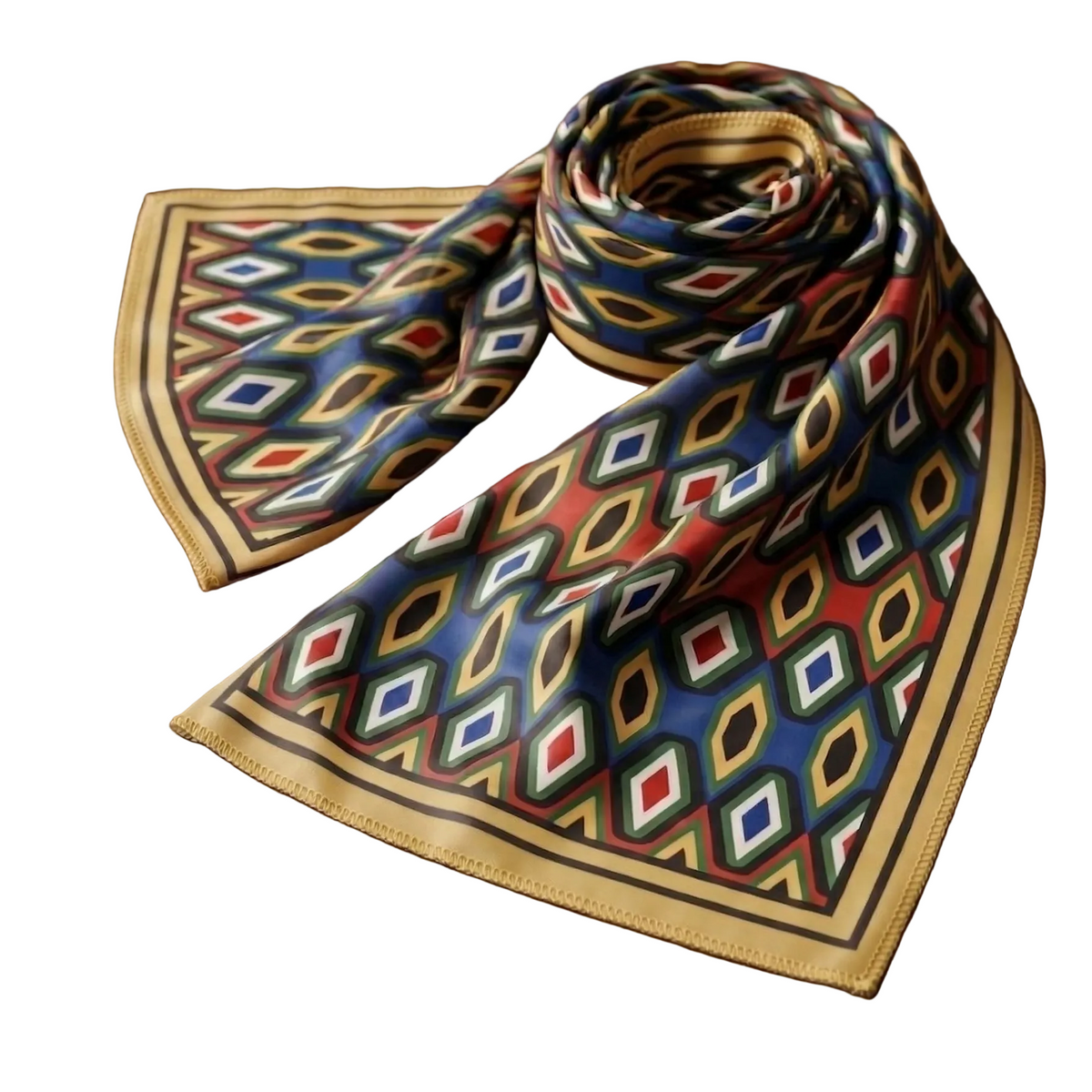 South African Flag Colours Inspired Chiffon Scarf – African Pride ...