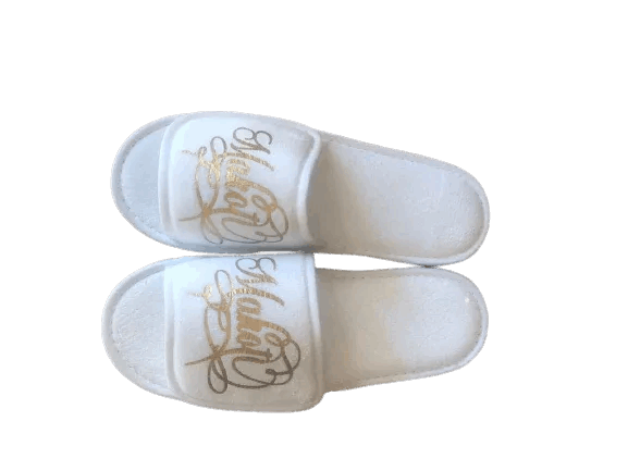 Hotel Slippers: Makoti Print - African Pride Collection