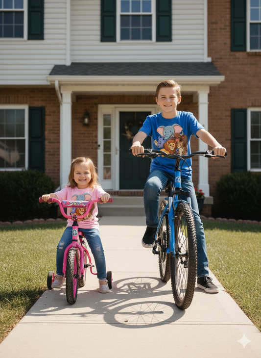 Kids Big 5 Unisex T-Shirt – 5 Iconic Animals in Vibrant Colors