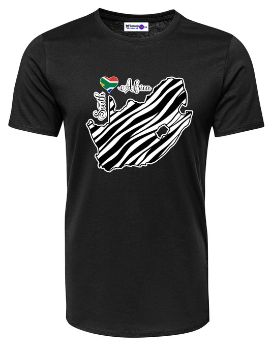 South Africa Map T-Shirts - Unisex - Animal Print-Inspired