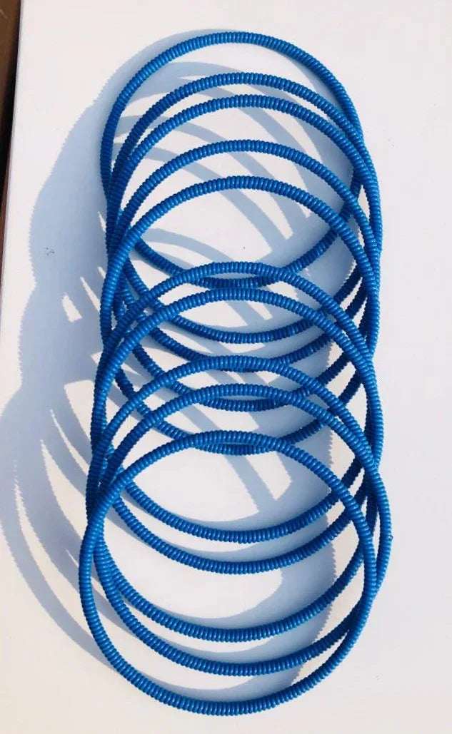 Venda Bangles – Multicolour Plastic-Wrapped Bracelets - African Pride Collection