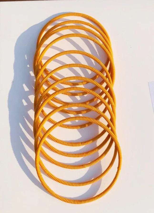 Venda Bangles – Multicolour Plastic-Wrapped Bracelets - African Pride Collection