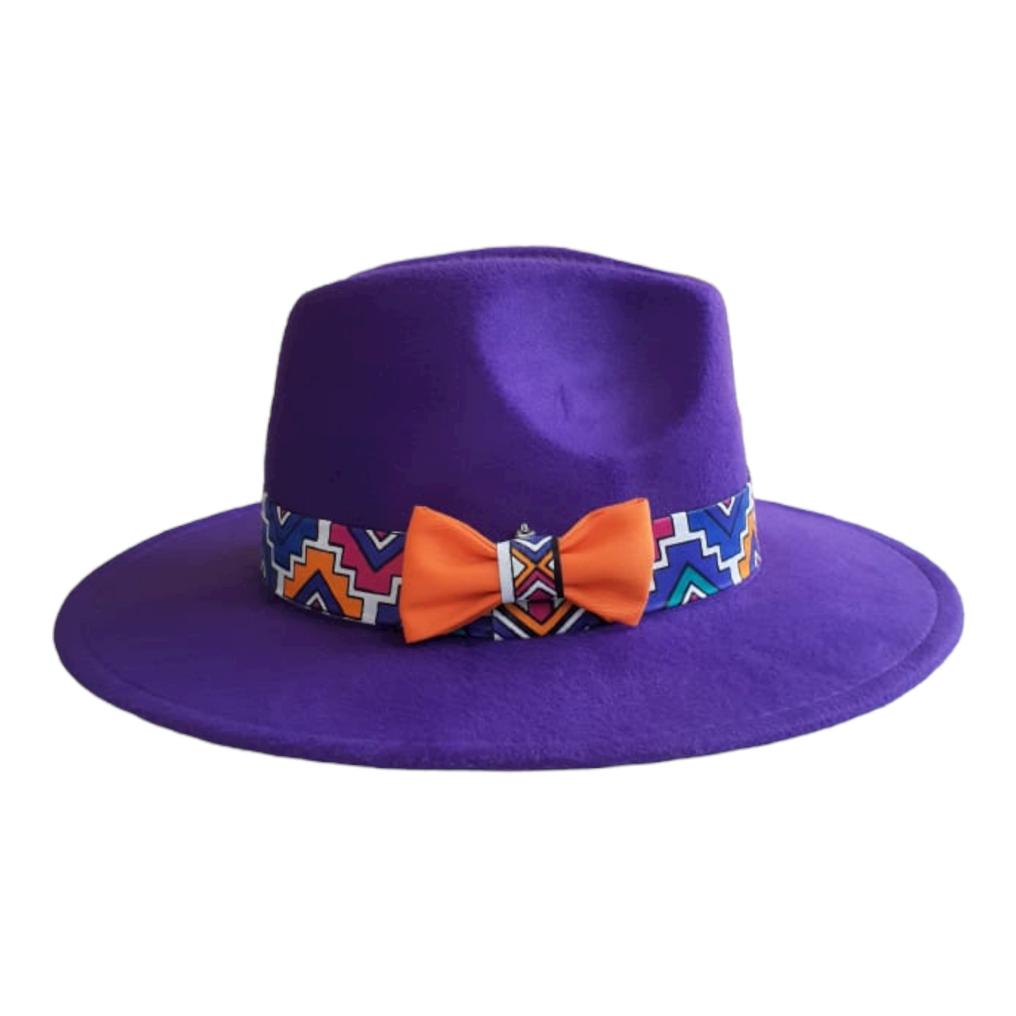 Lunako Fedora Hats - African Fabric-Inspired Band