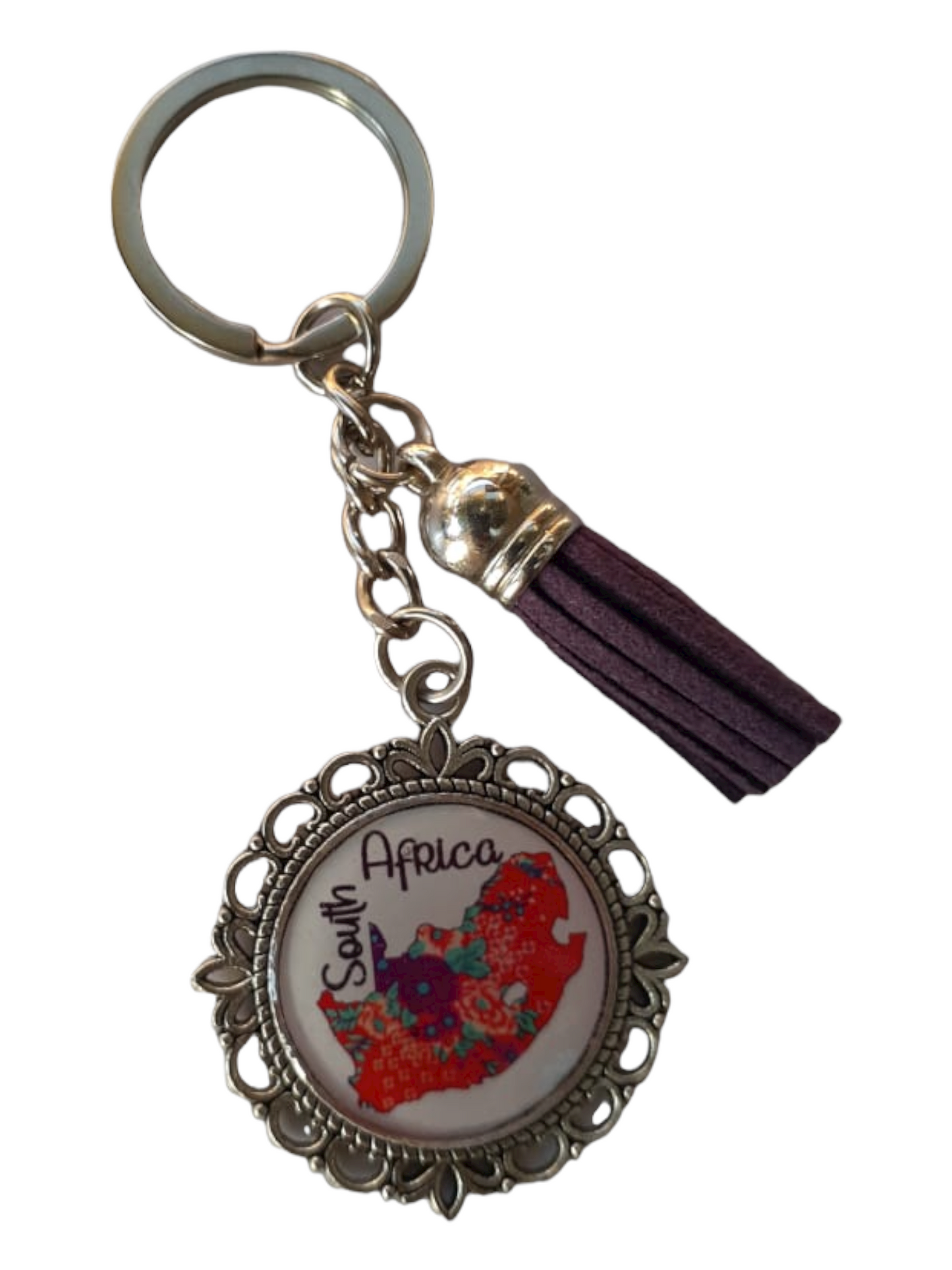 South Africa Map Keychain