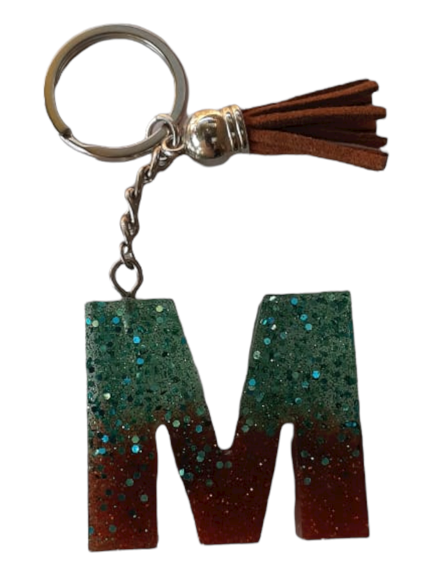 Alphabet Resin Keychain