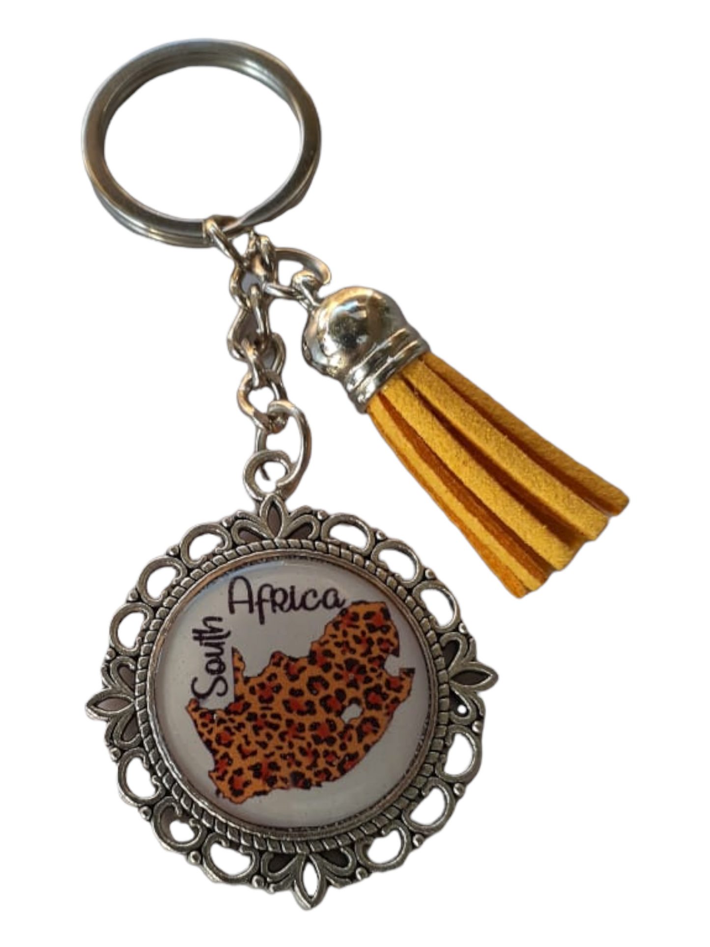 South Africa Map Keychain