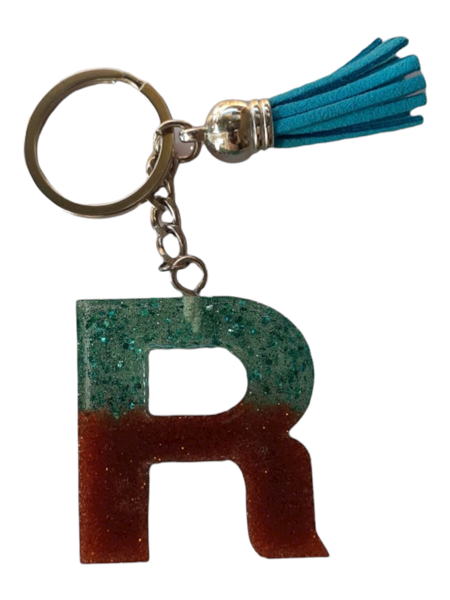 Alphabet Resin Keychain