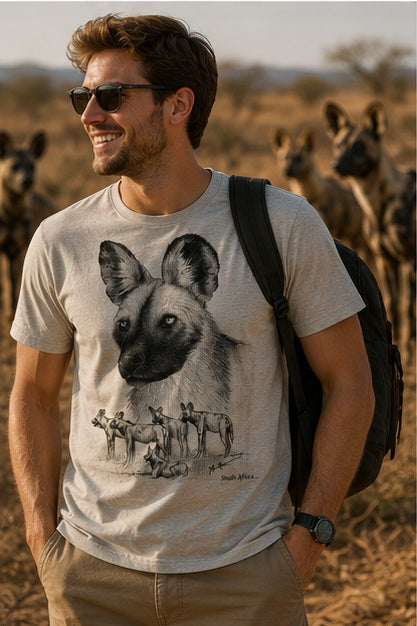 African wildlife T-shirt Collection - Hand-drawn