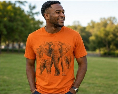 African wildlife T-shirt Collection - Hand-drawn