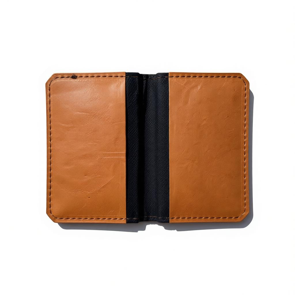 2-Card Leather Wallet – Big 5 Engraved African Design