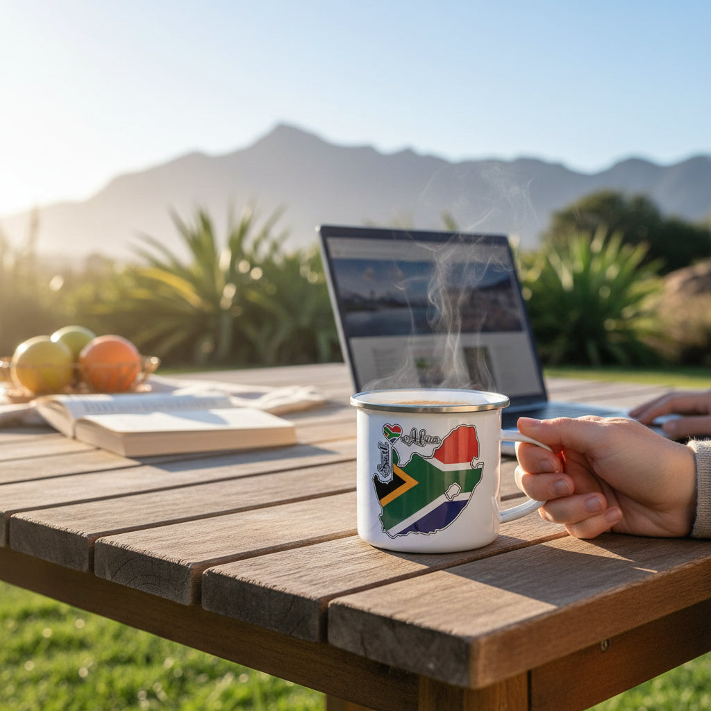 Customizable Vintage Enamel Mugs for Every Occasion