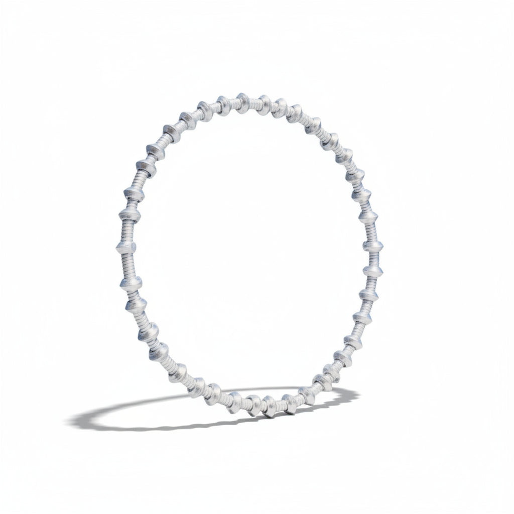 Handcrafted Venda Aluminium Bobble Bangles –African Heritage